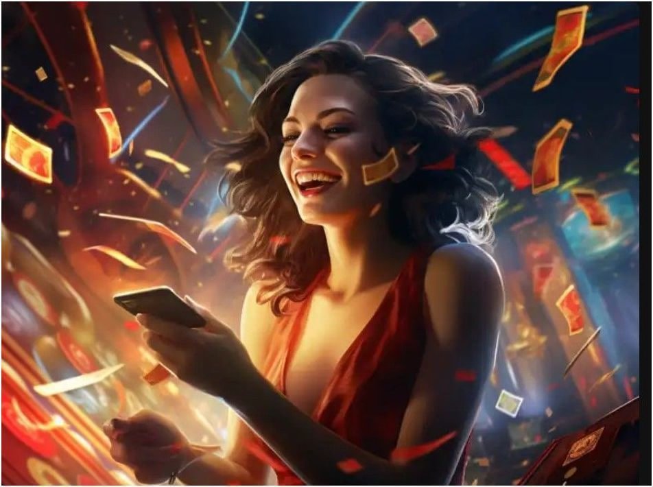 Filipino player spinning online slots on megaperya using a smartphone